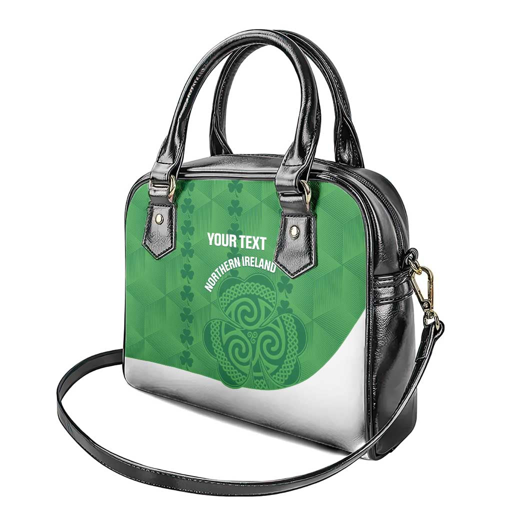 Custom Northern Ireland Shoulder Handbag Go Green and White Army LT14