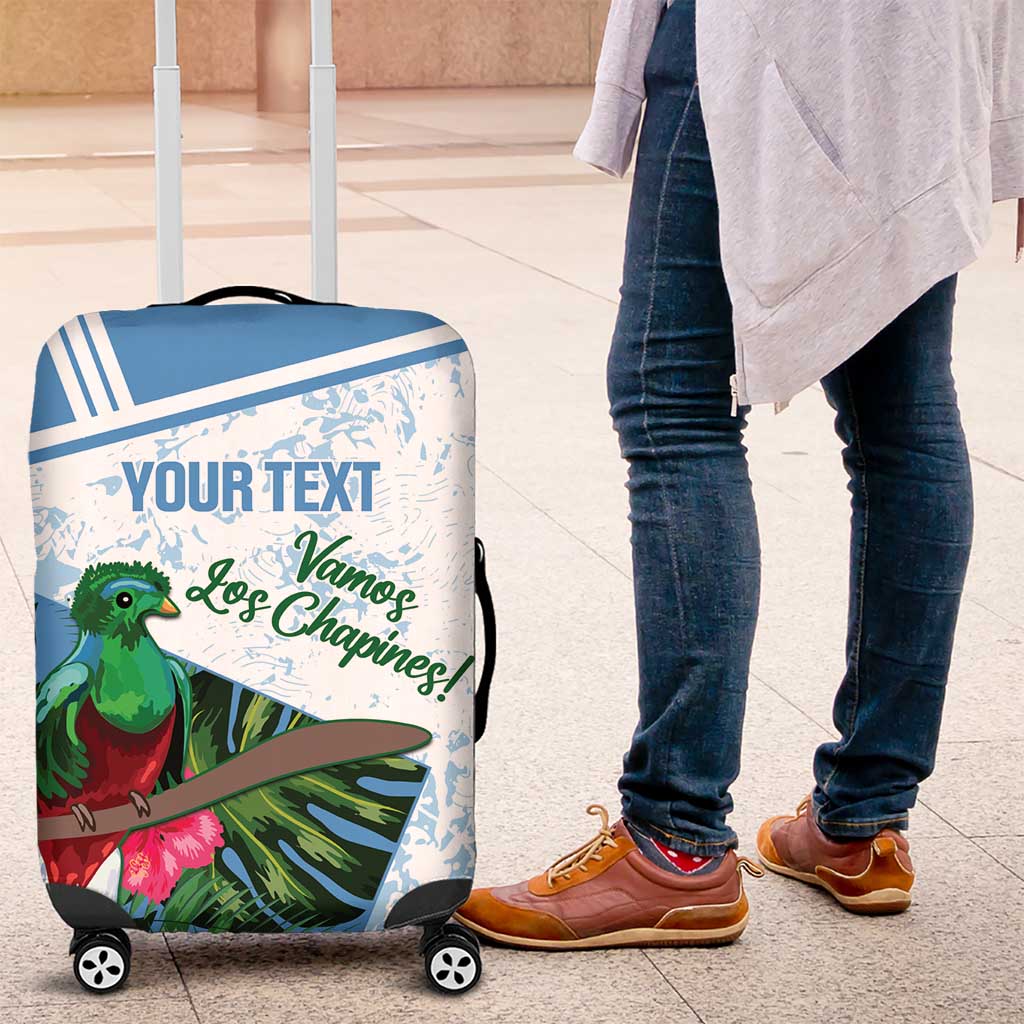 Custom Guatemala Football Luggage Cover Vamos Los Chapines! LT14