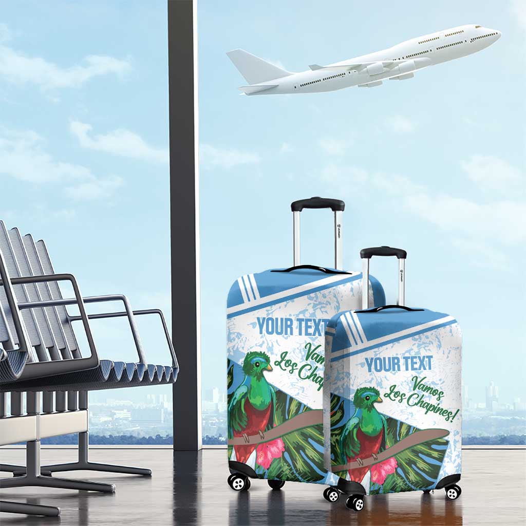 Custom Guatemala Football Luggage Cover Vamos Los Chapines! LT14