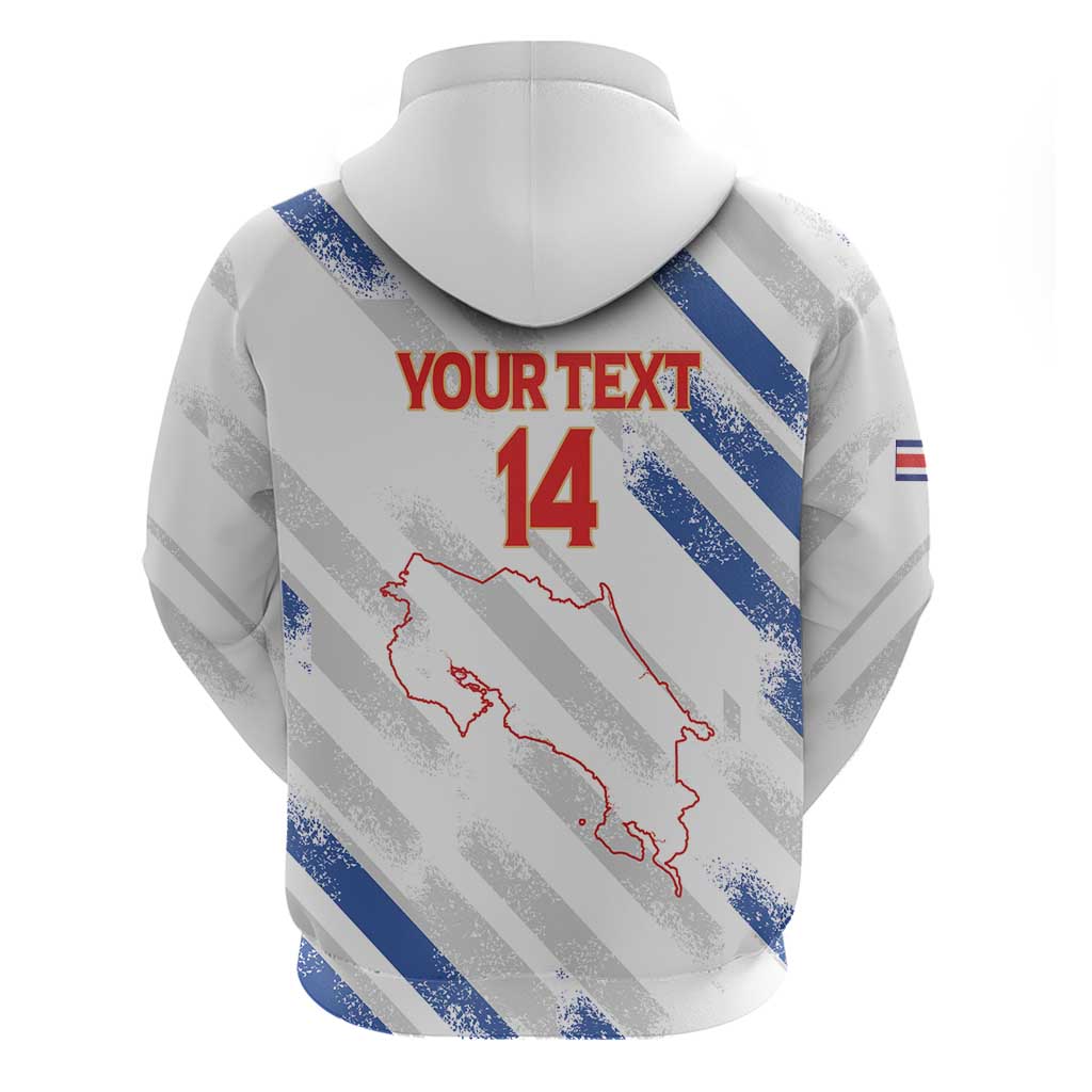 Custom Costa Rica Football Hoodie Go Champions Los Ticos LT14