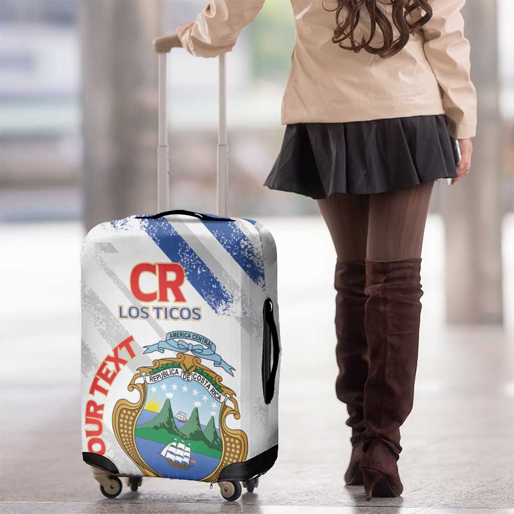 Custom Costa Rica Football Luggage Cover Go Champions Los Ticos LT14