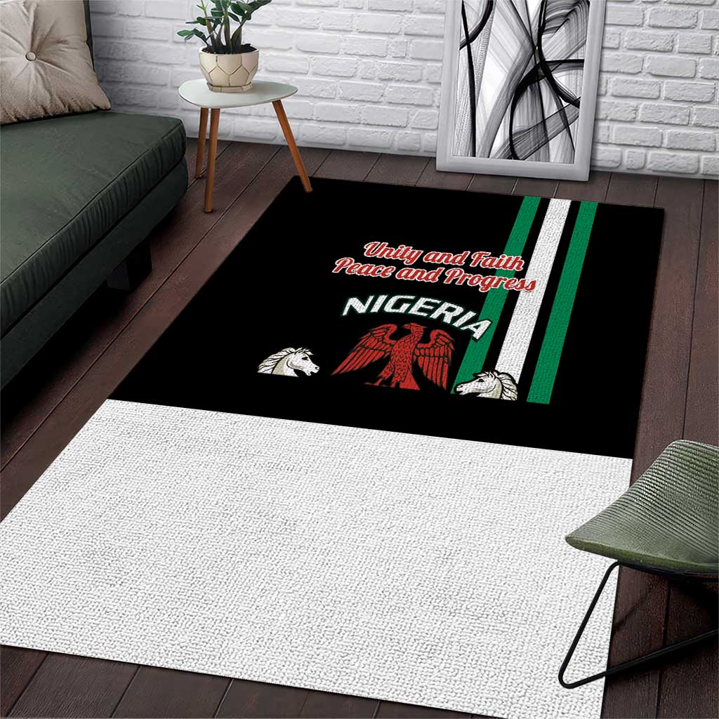 Nigeria Area Rug Nigeria Coat Of Arms Simple Style LT14