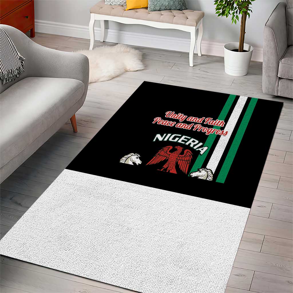 Nigeria Area Rug Nigeria Coat Of Arms Simple Style LT14