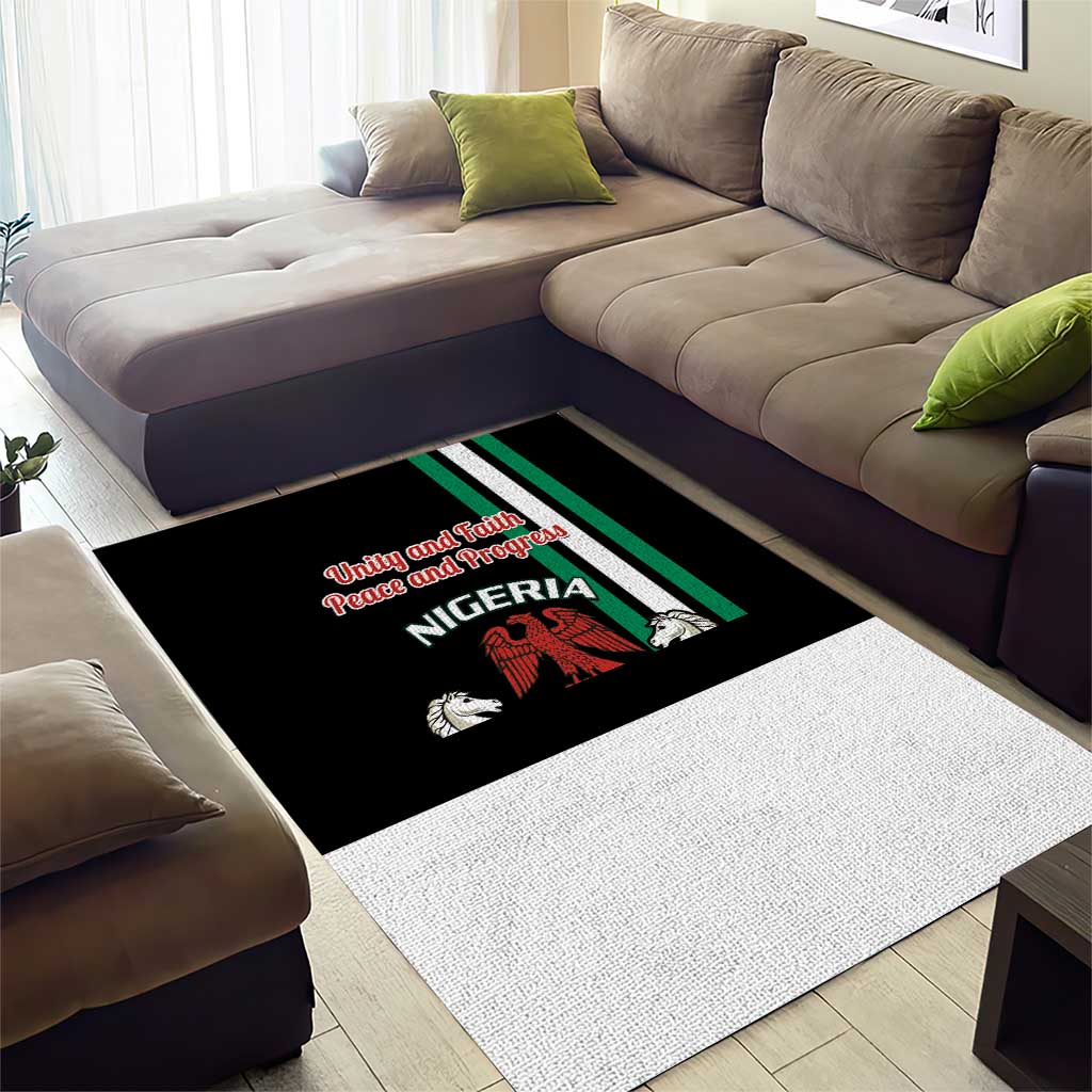 Nigeria Area Rug Nigeria Coat Of Arms Simple Style LT14
