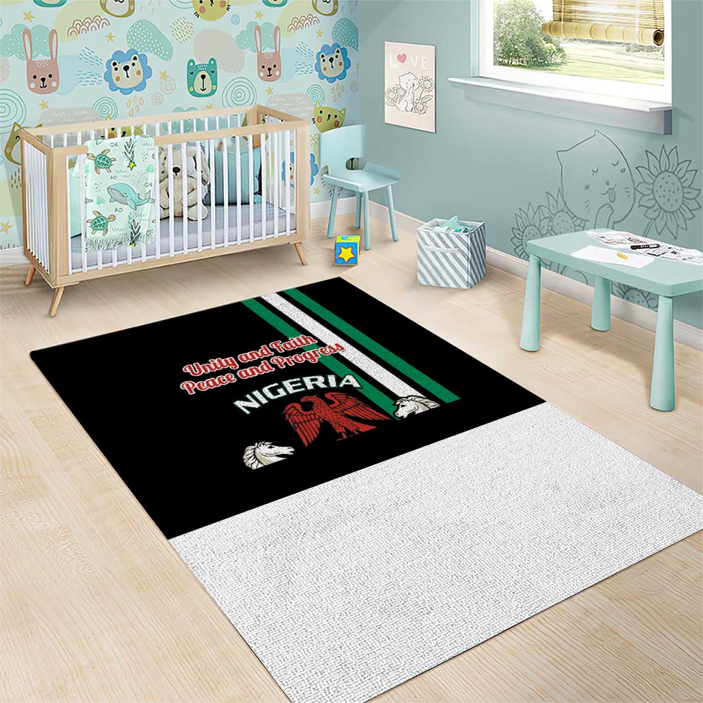 Nigeria Area Rug Nigeria Coat Of Arms Simple Style LT14