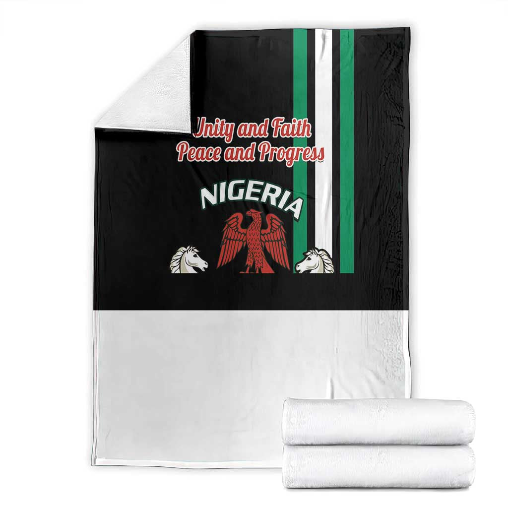 Nigeria Blanket Nigeria Coat Of Arms Simple Style LT14