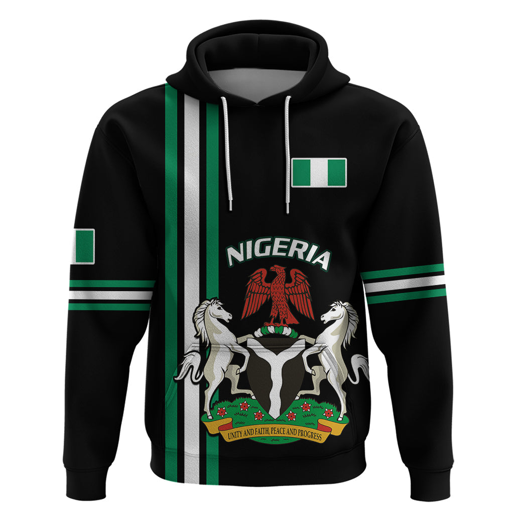 Nigeria Hoodie Nigeria Coat Of Arms Simple Style LT14