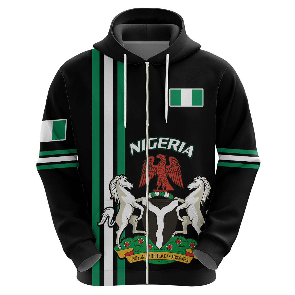 Nigeria Hoodie Nigeria Coat Of Arms Simple Style LT14