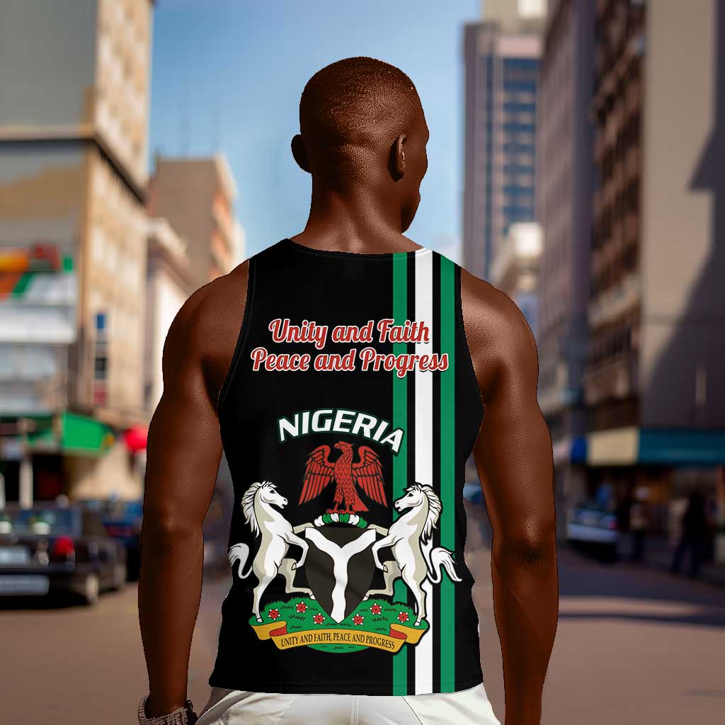 Nigeria Men Tank Top Nigeria Coat Of Arms Simple Style LT14