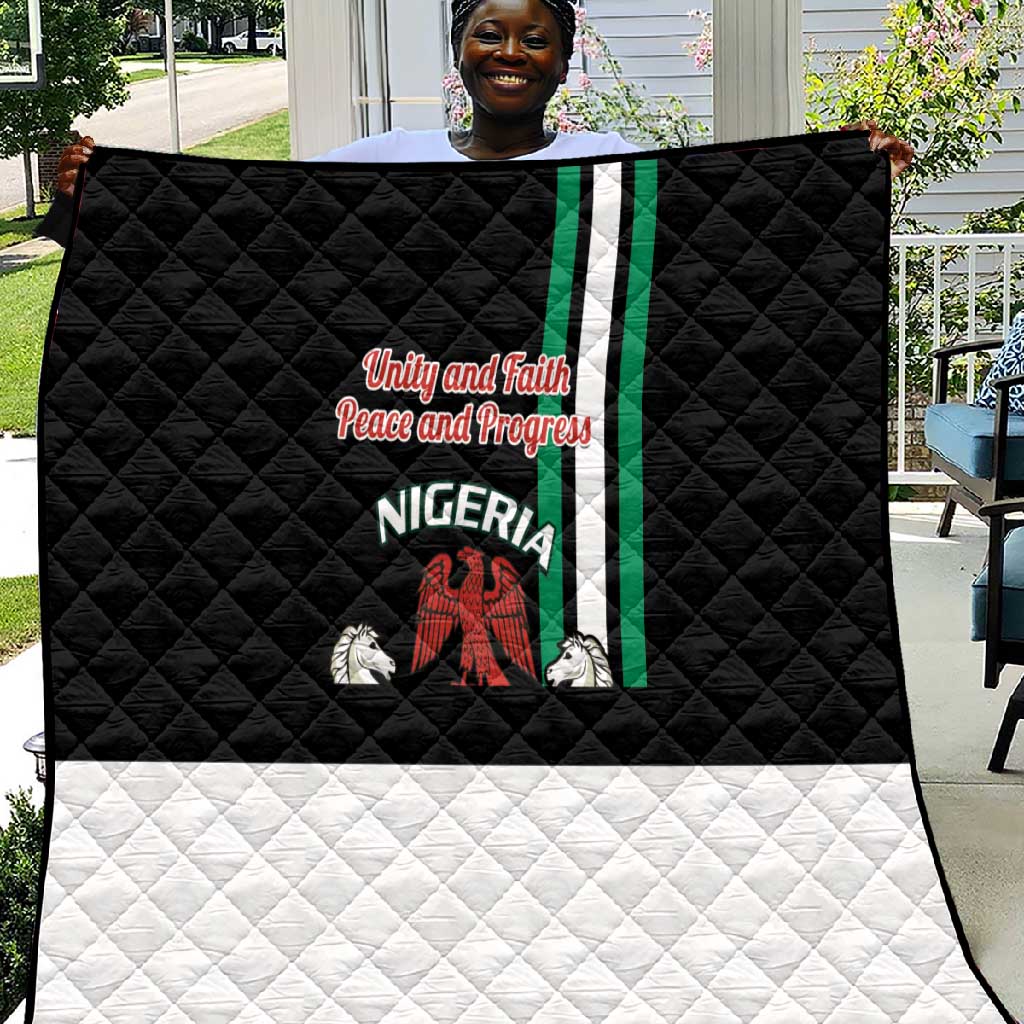 Nigeria Quilt Nigeria Coat Of Arms Simple Style LT14