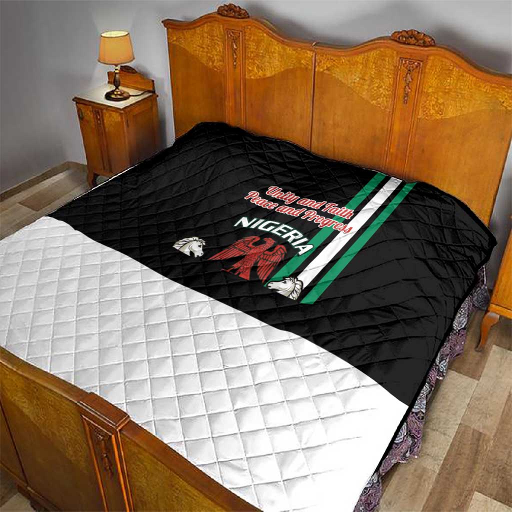 Nigeria Quilt Nigeria Coat Of Arms Simple Style LT14