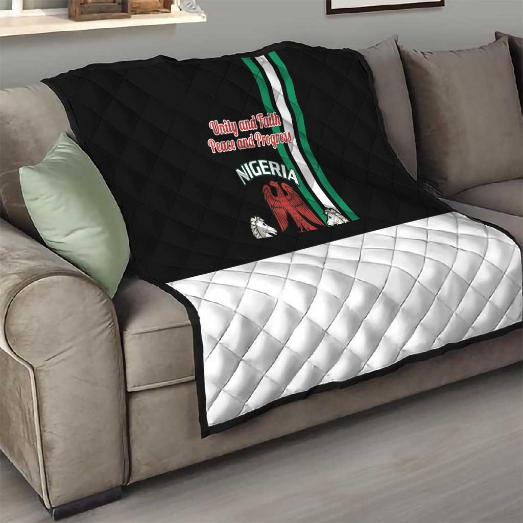 Nigeria Quilt Nigeria Coat Of Arms Simple Style LT14