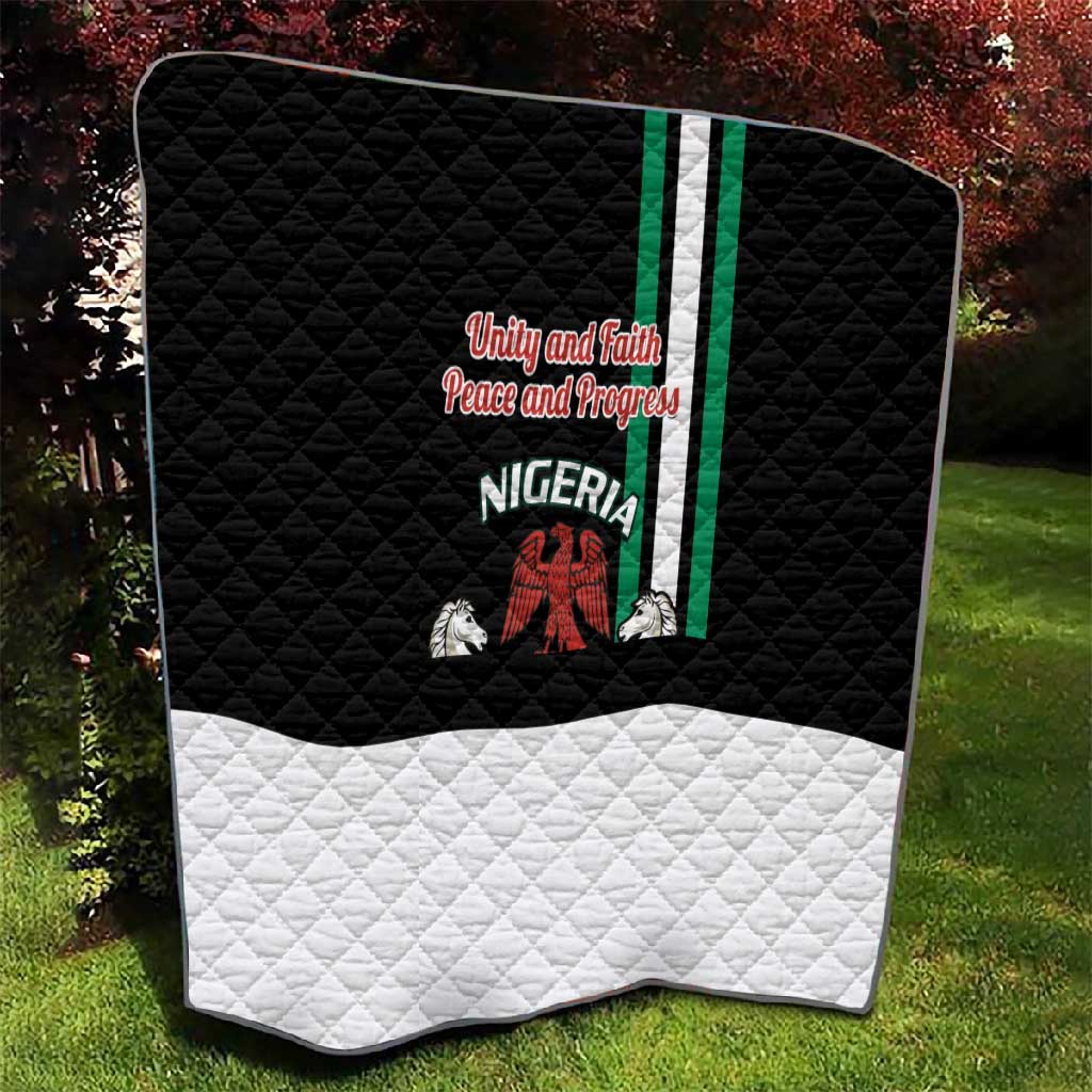 Nigeria Quilt Nigeria Coat Of Arms Simple Style LT14