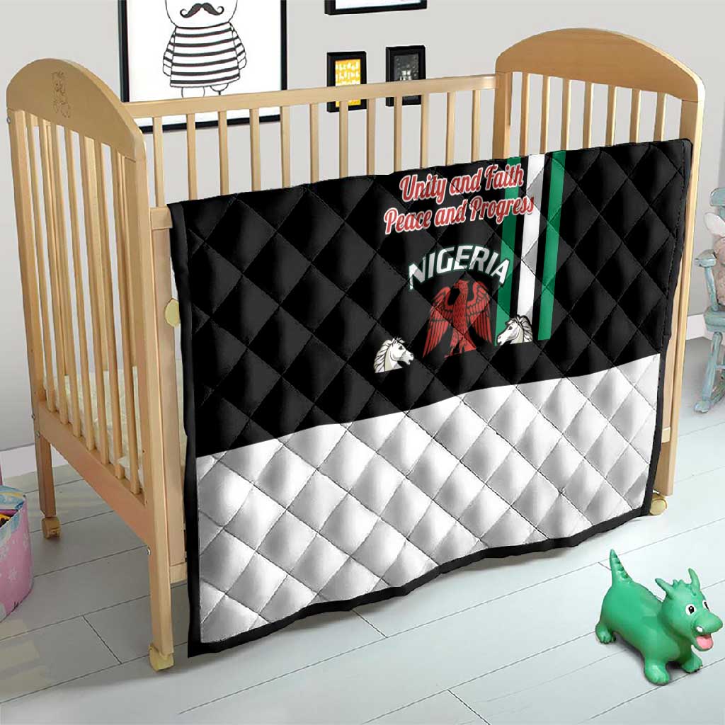 Nigeria Quilt Nigeria Coat Of Arms Simple Style LT14