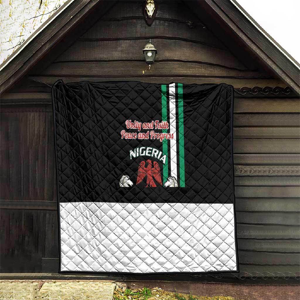 Nigeria Quilt Nigeria Coat Of Arms Simple Style LT14