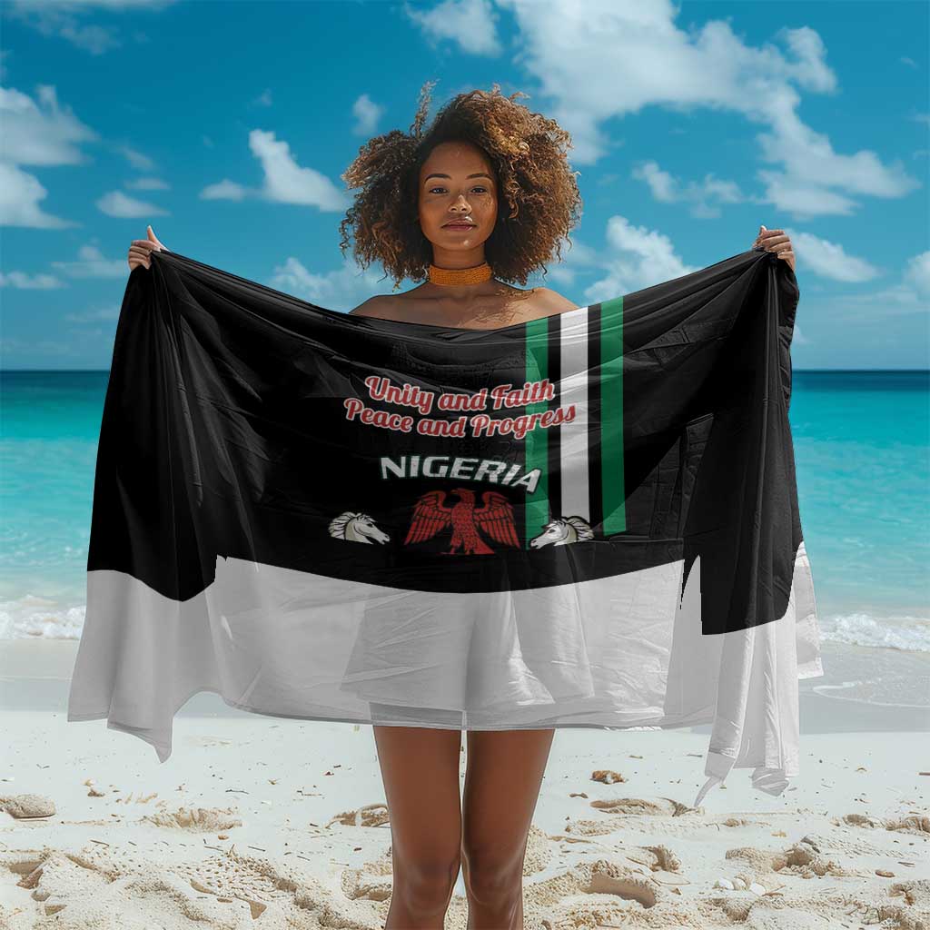 Nigeria Sarong Nigeria Coat Of Arms Simple Style LT14
