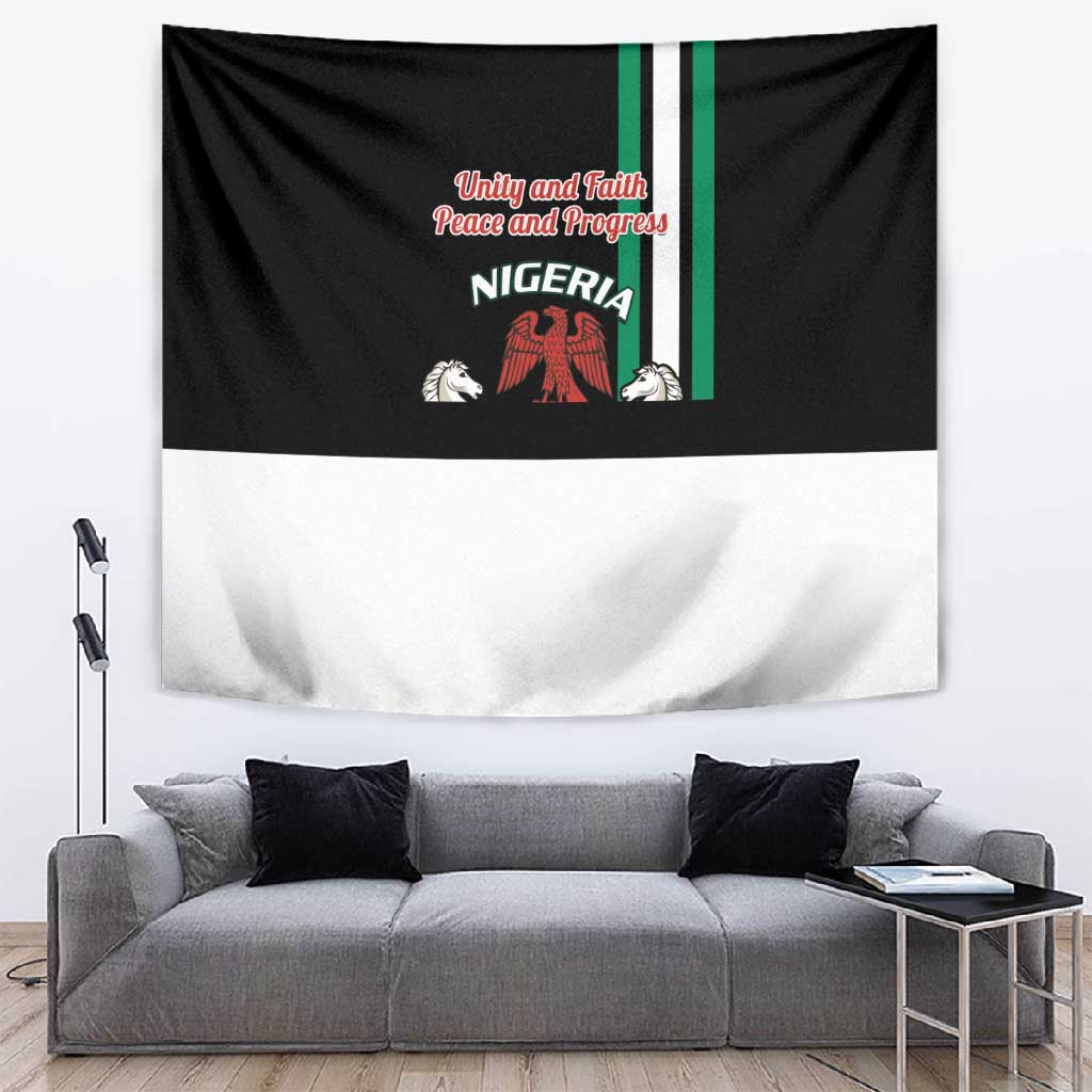 Nigeria Tapestry Nigeria Coat Of Arms Simple Style LT14