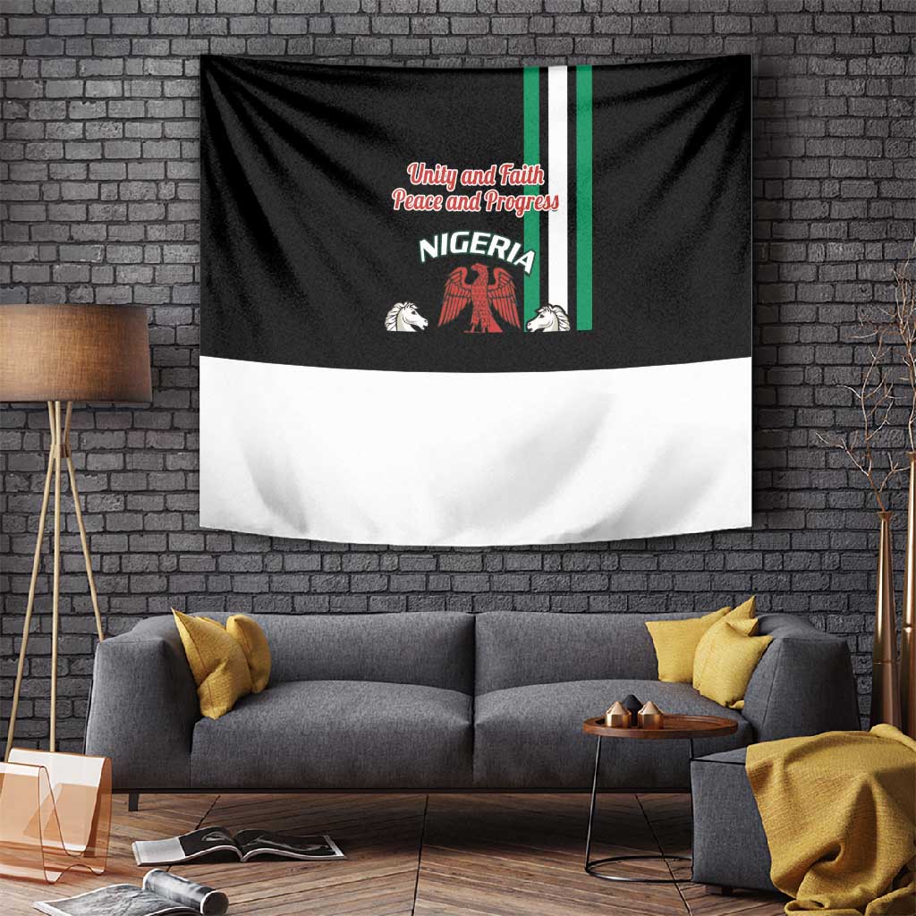 Nigeria Tapestry Nigeria Coat Of Arms Simple Style LT14