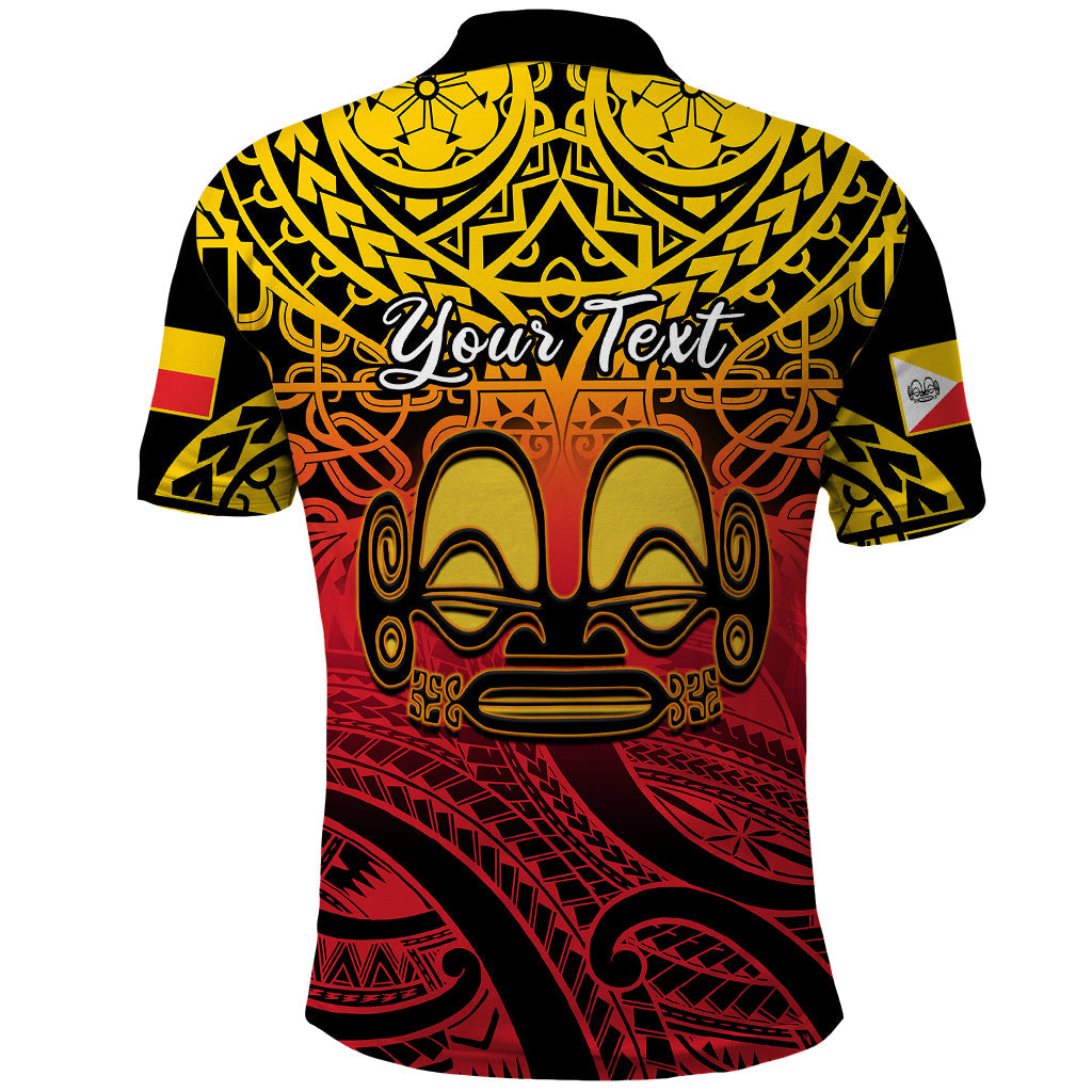 Personalised Marquesas Islands Polo Shirt Tiki Polynesian Marquesan Pattern LT14