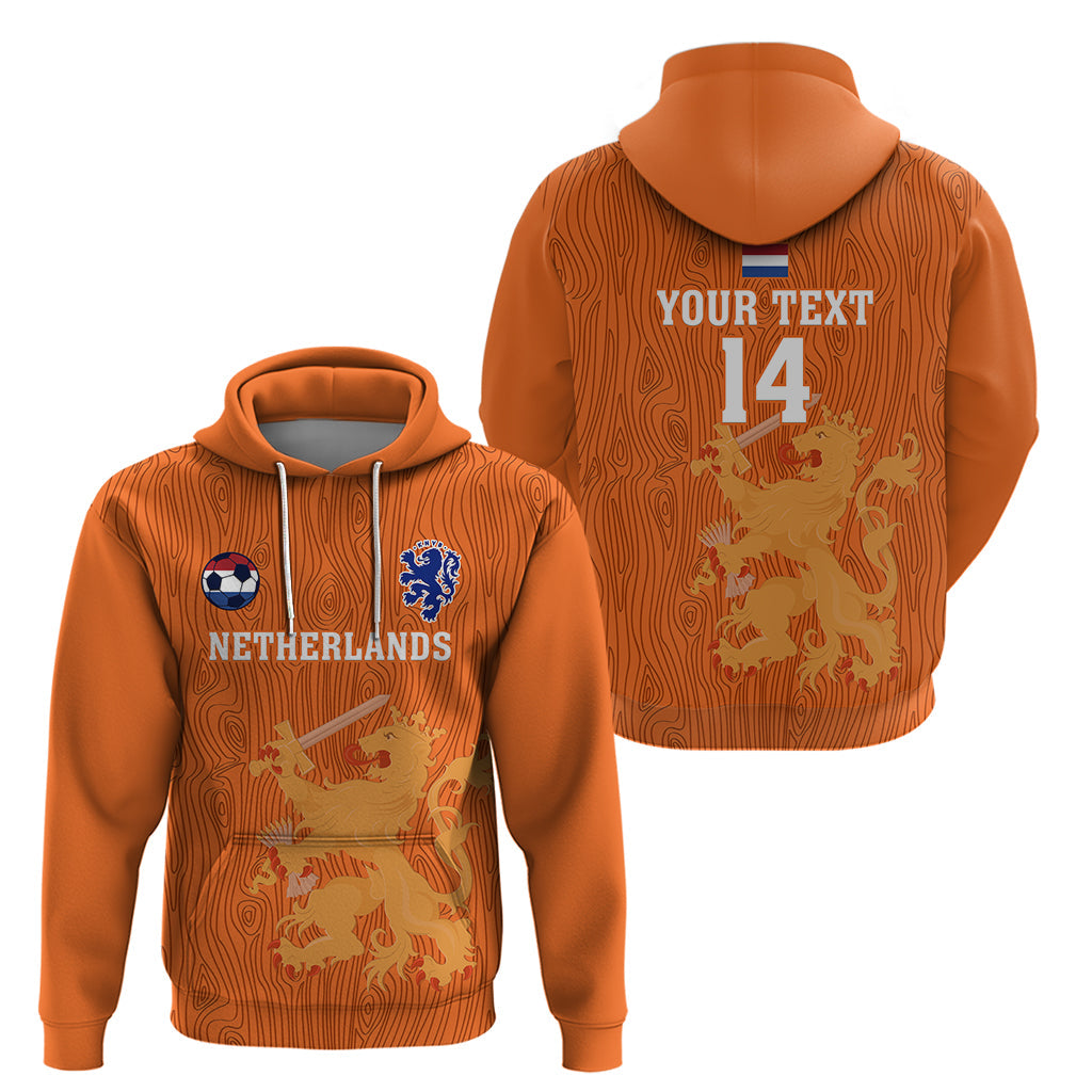 Custom Netherlands Football Hoodie Go Oranje 2023 World Cup LT14