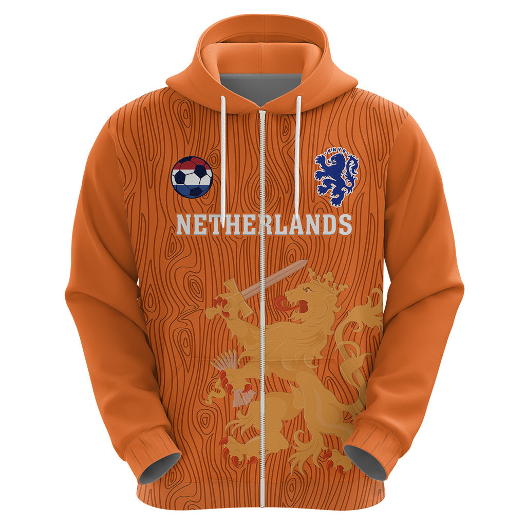 Custom Netherlands Football Hoodie Go Oranje 2023 World Cup LT14