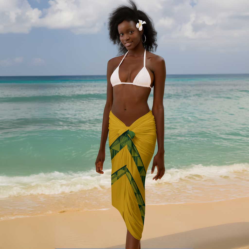 Custom South Africa Rugby Sarong Go Springboks Kente With Bokke LT14
