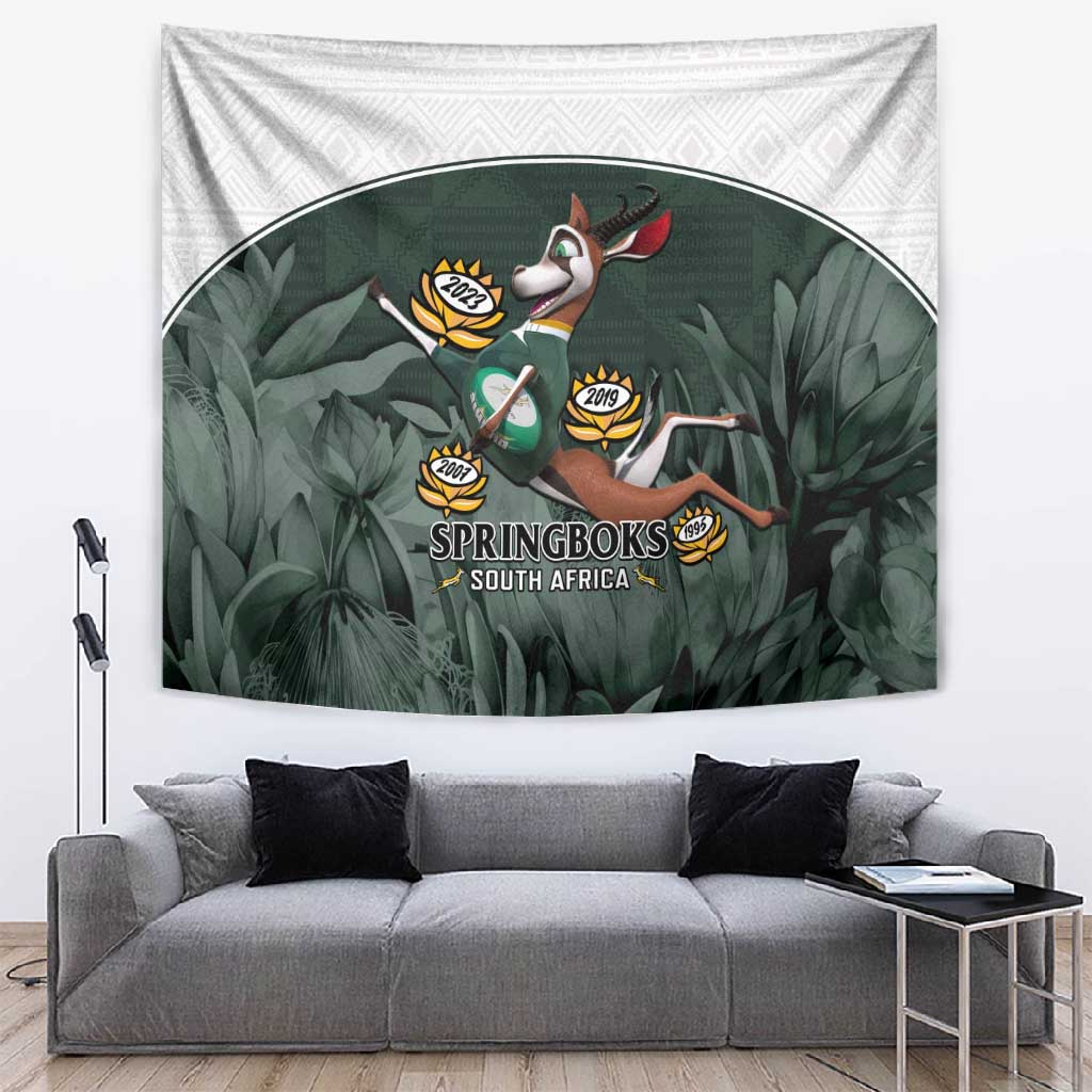 South Africa Rugby Tapestry Springboks 4th Champions World Cup Proud Bokke LT14