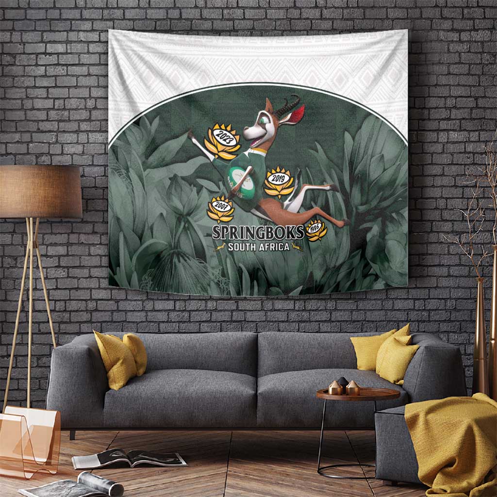 South Africa Rugby Tapestry Springboks 4th Champions World Cup Proud Bokke LT14