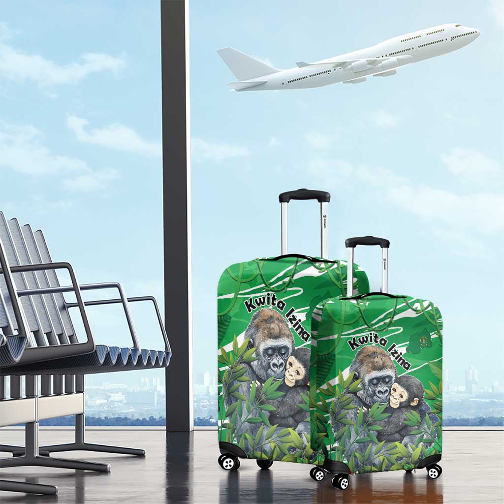 Rwanda Kwita Izina Luggage Cover Name a Gorilla - Save a Species LT15