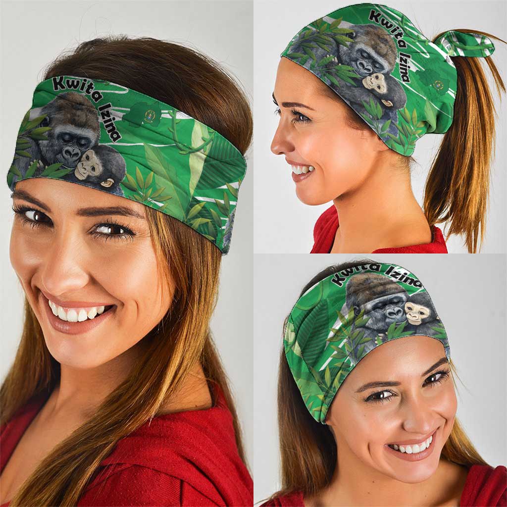 Rwanda Kwita Izina Neck Gaiter Name a Gorilla - Save a Species LT15