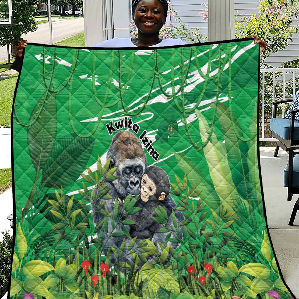Rwanda Kwita Izina 2025 Quilt Gorilla Naming Day LT15