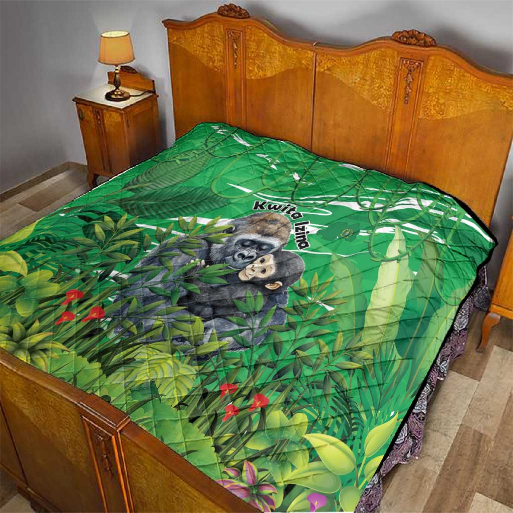 Rwanda Kwita Izina 2025 Quilt Gorilla Naming Day LT15