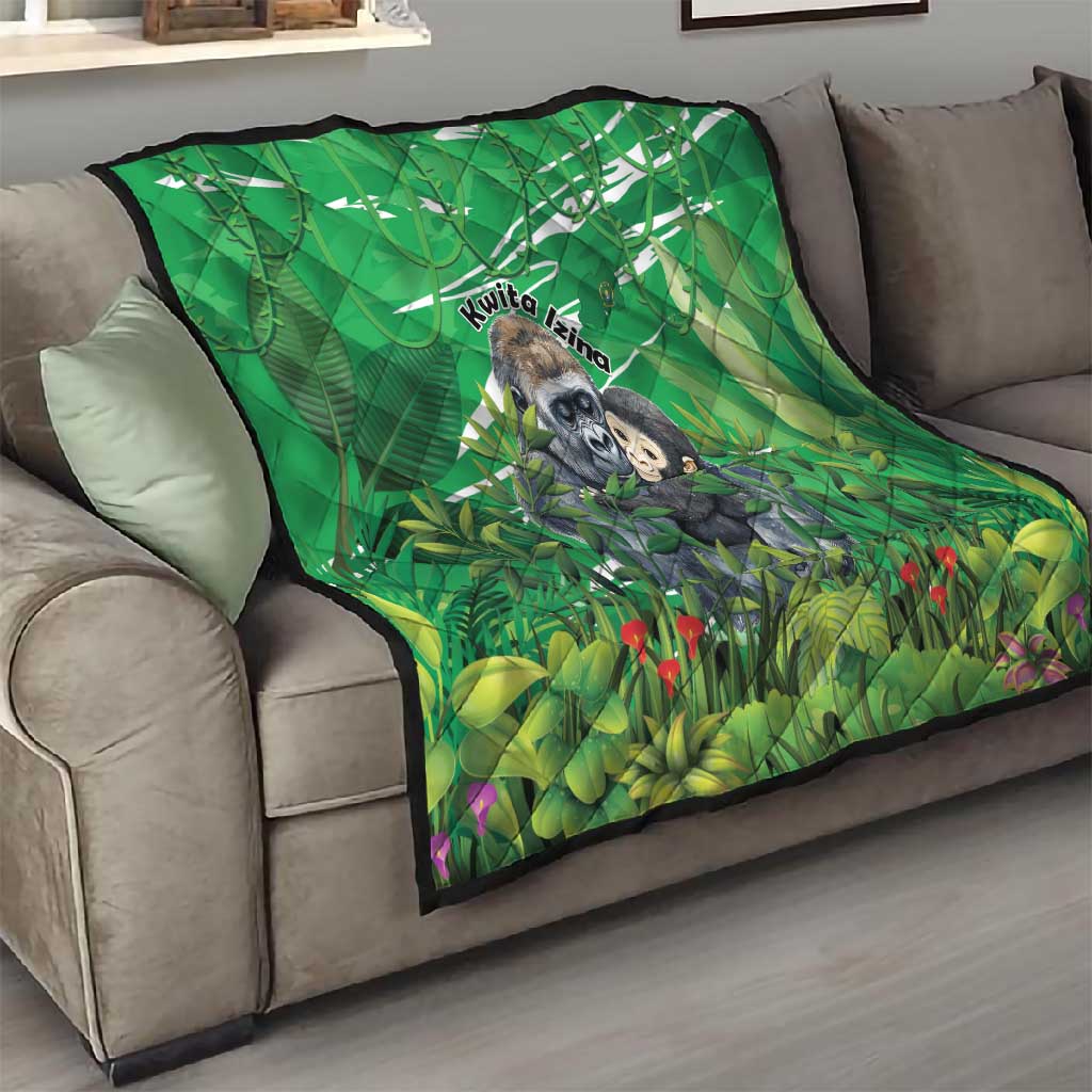 Rwanda Kwita Izina 2025 Quilt Gorilla Naming Day LT15