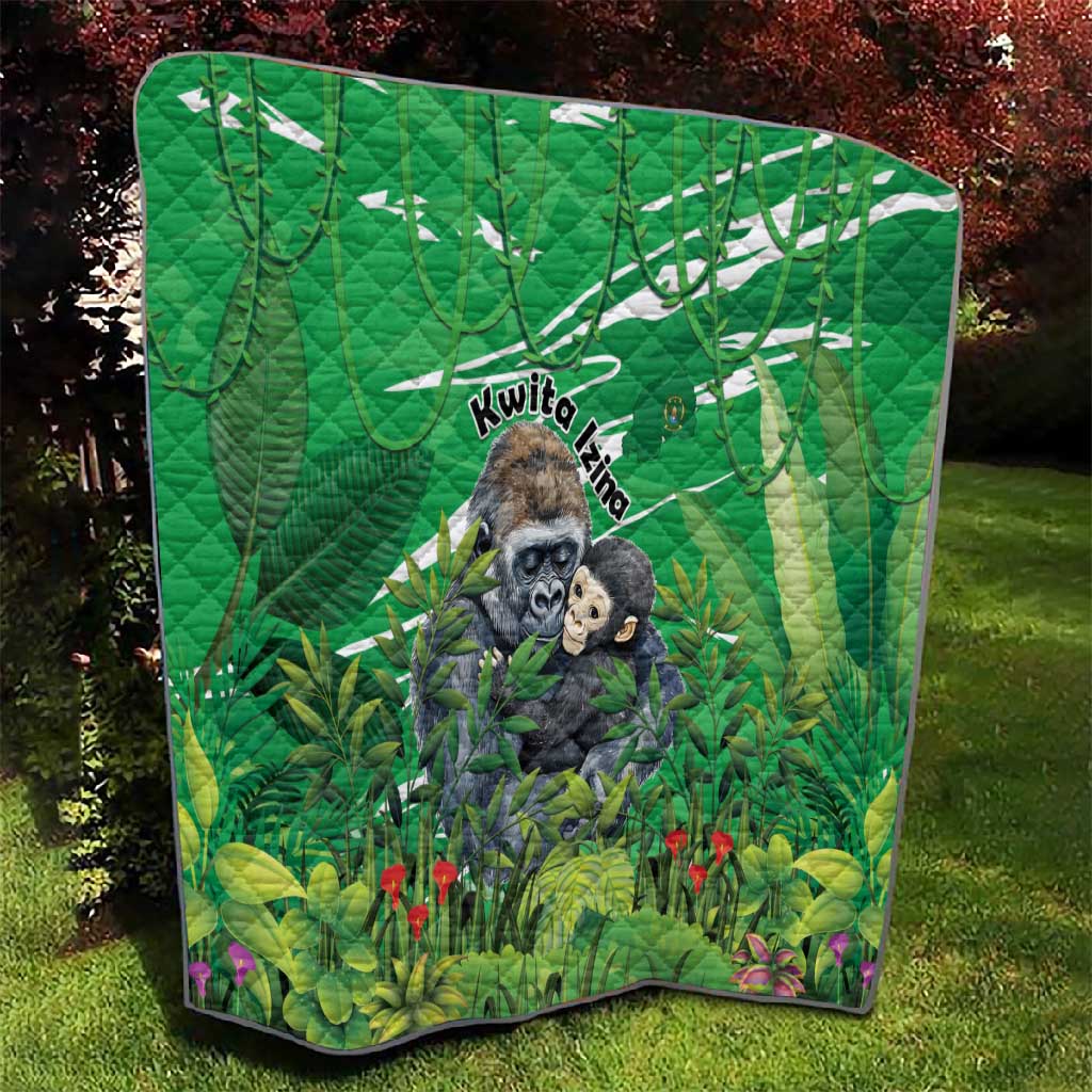 Rwanda Kwita Izina 2025 Quilt Gorilla Naming Day LT15