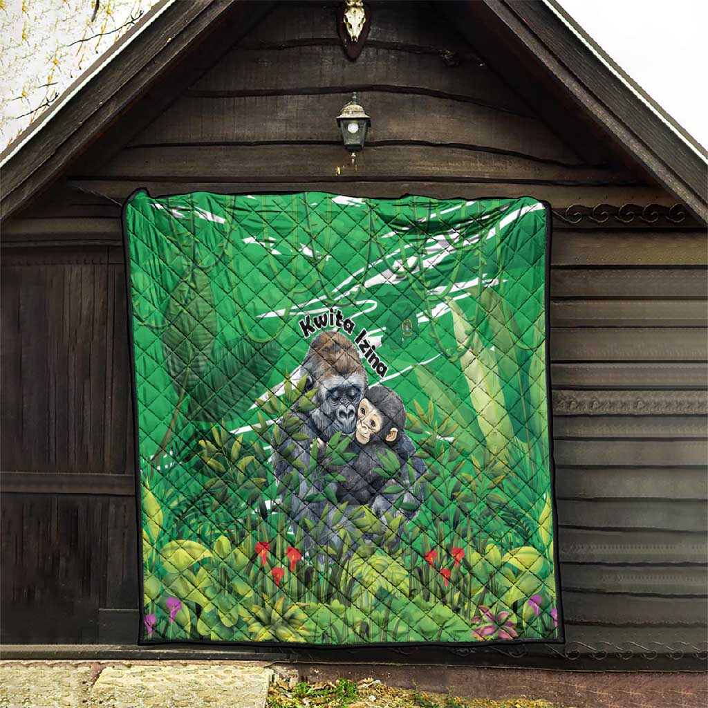 Rwanda Kwita Izina 2025 Quilt Gorilla Naming Day LT15