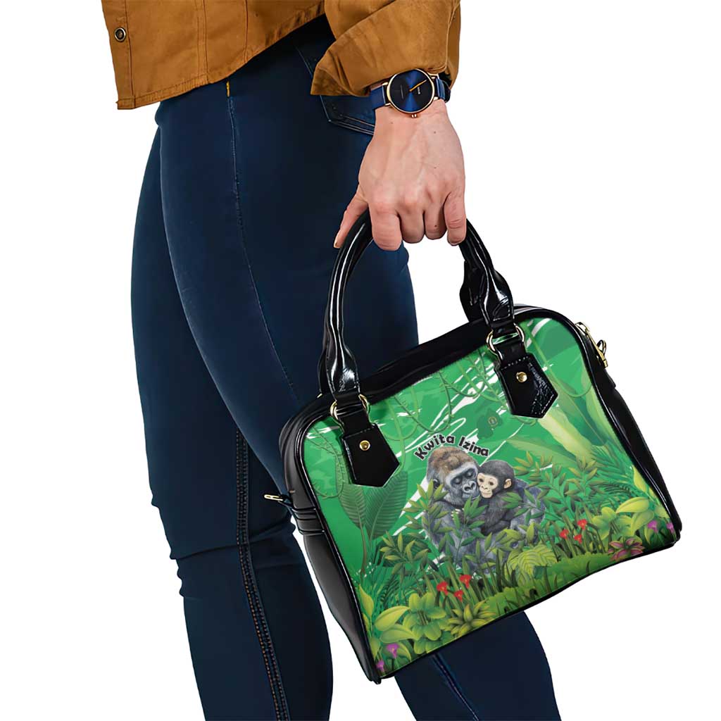 Rwanda Kwita Izina Shoulder Handbag Name a Gorilla - Save a Species LT15