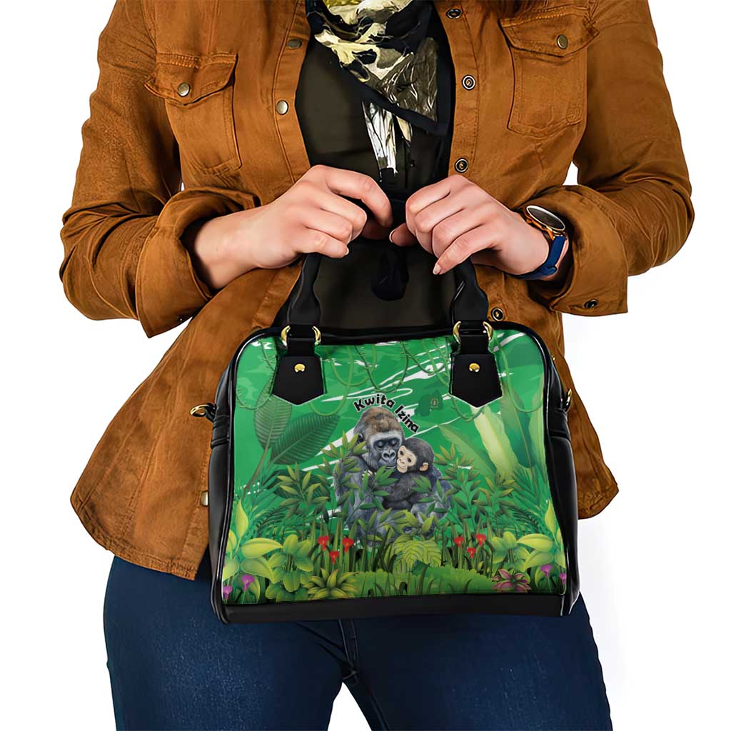 Rwanda Kwita Izina Shoulder Handbag Name a Gorilla - Save a Species LT15