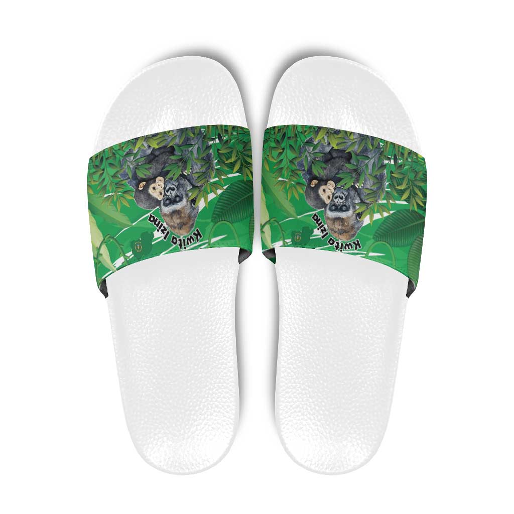 Rwanda Kwita Izina Slide Sandals Name a Gorilla - Save a Species LT15