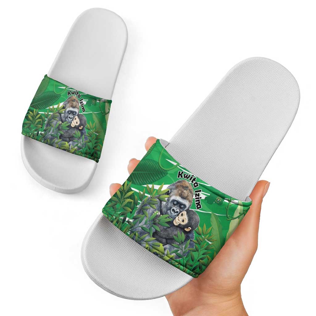 Rwanda Kwita Izina Slide Sandals Name a Gorilla - Save a Species LT15