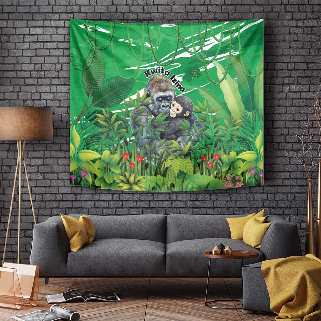 Rwanda Kwita Izina 2025 Tapestry Gorilla Naming Day LT15