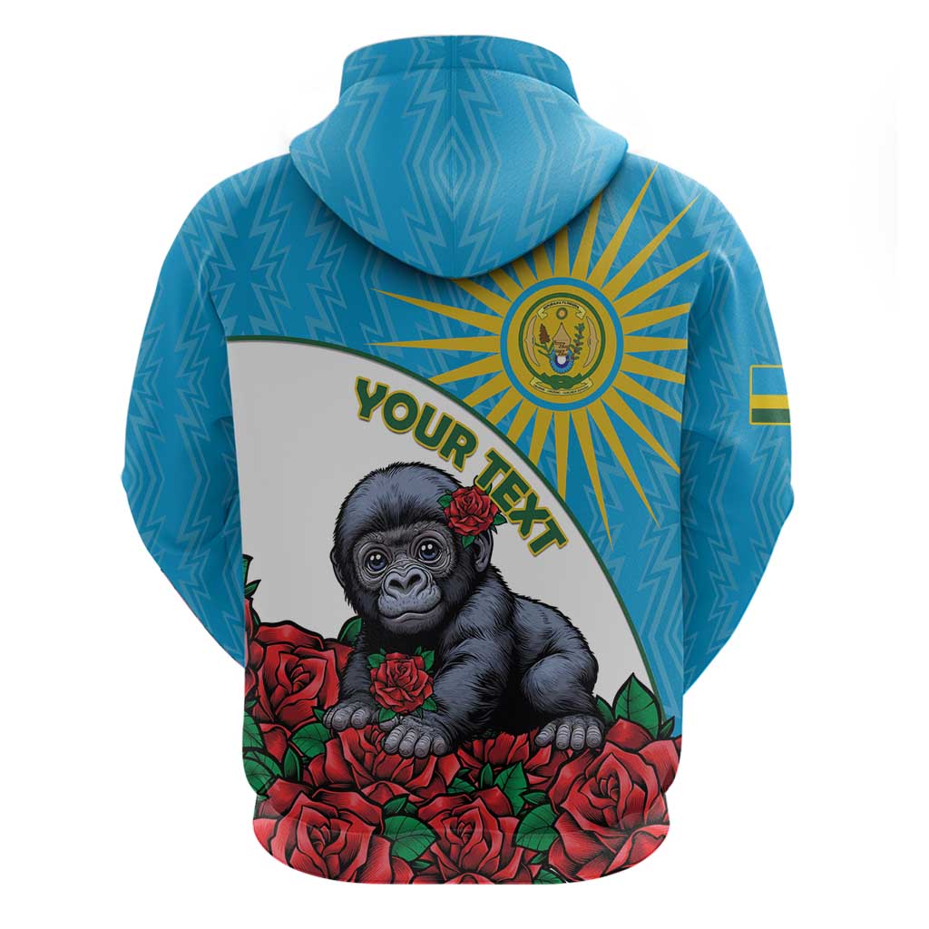 Personalized Rwanda Baby Gorilla Hoodie Kwita Izina 2025 LT15