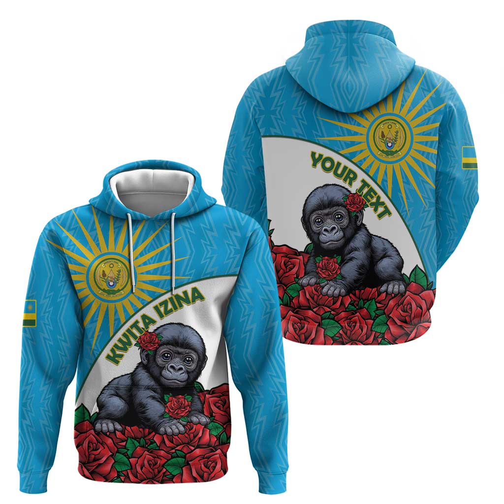Personalized Rwanda Baby Gorilla Hoodie Kwita Izina 2025 LT15