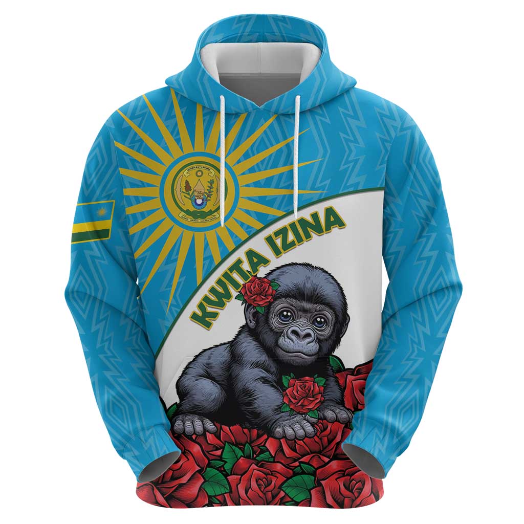 Personalized Rwanda Baby Gorilla Hoodie Kwita Izina 2025 LT15