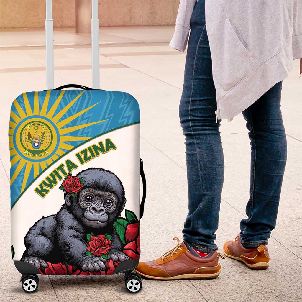 Rwanda Baby Gorilla Luggage Cover Kwita Izina 2025 LT15