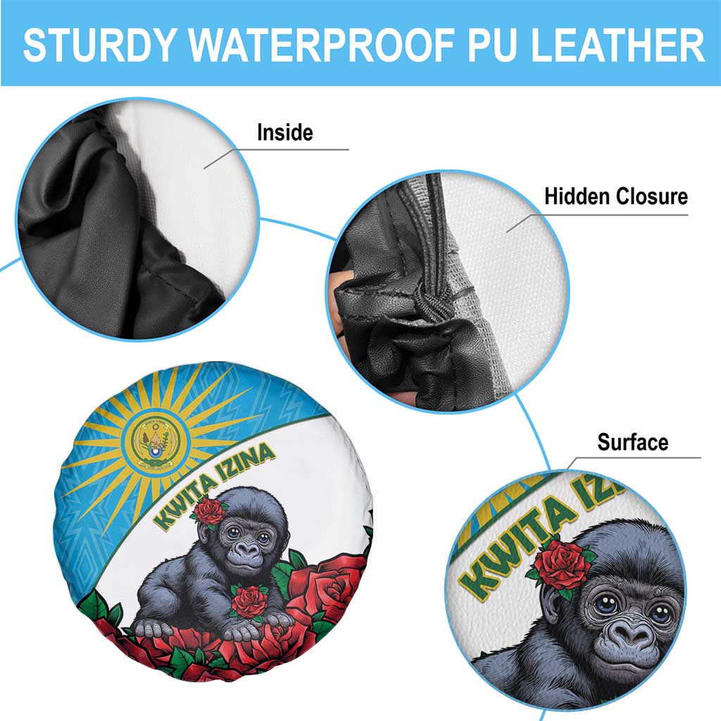 Rwanda Baby Gorilla Spare Tire Cover Kwita Izina 2025 LT15
