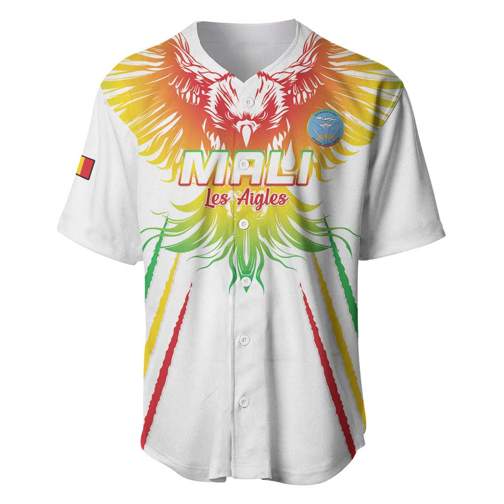 Mali Football Custom Baseball Jersey Go Eagles - White Color LT15