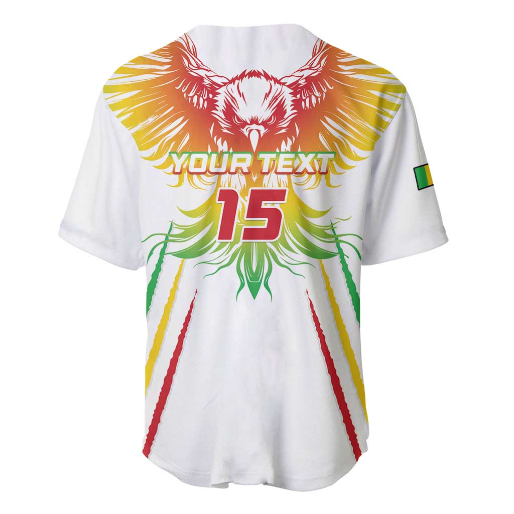 Mali Football Custom Baseball Jersey Go Eagles - White Color LT15
