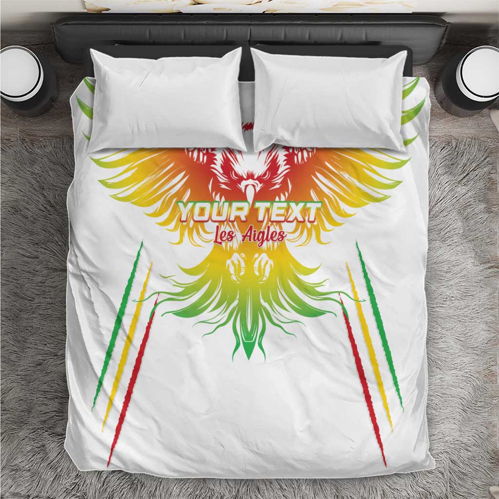 Mali Football Custom Bedding Set Go Eagles - White Color LT15
