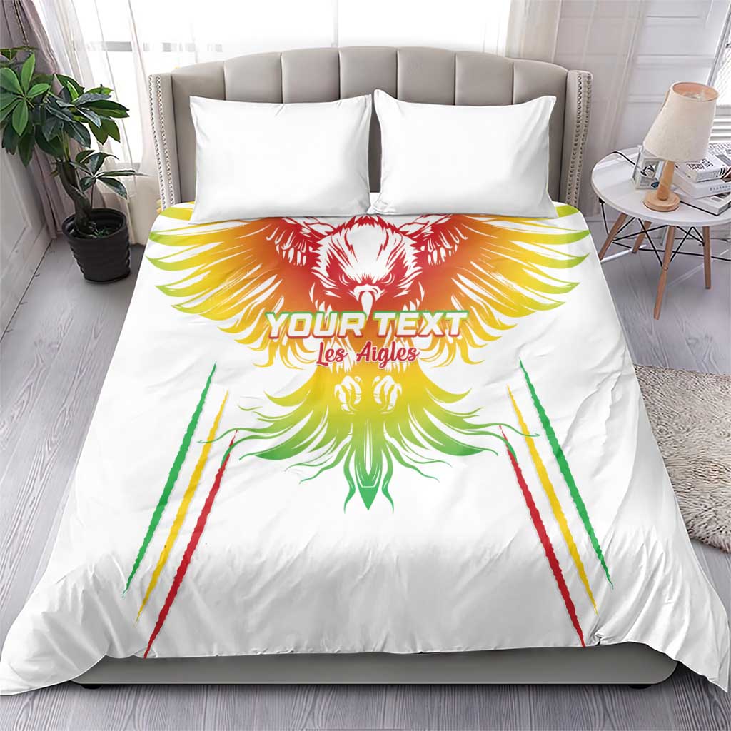 Mali Football Custom Bedding Set Go Eagles - White Color LT15