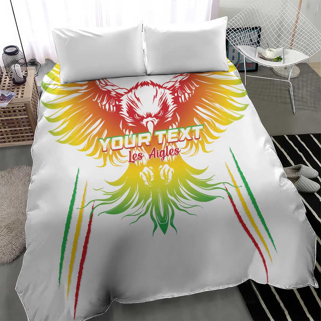 Mali Football Custom Bedding Set Go Eagles - White Color LT15